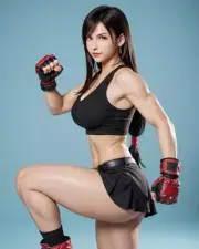 Tifa Final Fantasy 7 Pin-Up Fan Art Print Poster Size A3 JAPAN 297×420mm 175