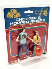 Toyway 1/12 - Chopper 70's Bicycle Retro Kids Rider and Space Hopper Kids Set