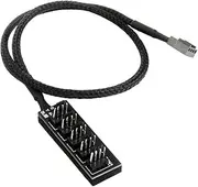 Fan Hub PC | Fan Splitter Computer Fan Hub | Case Fan Hub, Computer Fan Splitter for Computer, Temperature Control, Speed Control Board, Fan