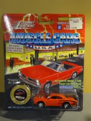 1995 JOHNNY LIGHTNING - MUSCLE CARS - ORANGE - 1970 DODGE CORONET SUPER BEE