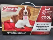 Coleman Pet Cooling Mat 24"x30" Non-Toxic Self-Cooling Indoor Outdoor Use New OB