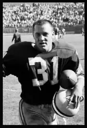 Green Bay Packers Fullback Jim Taylor during the St Louis Cardinal- Old Photo 30