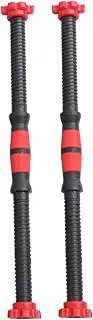 Abaodam 2pcs Dumbbell Bars Set Weight Lifting Handles with Spinlock Collar and Nuts for Strength Training Random Color for Gym Workouts Random Color