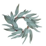 38cm Christmas Door Wall Wreath Ivy Garland Eucalyptus Hanging Decoration