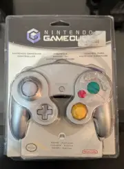 GameCube Controller Platinum Official Nintendo OEM (New/Unopened)
