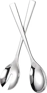 [IMEEA] 10 inch Salad Servers 18/8 Stainless Steel Salad Spoon and Fork Serving Set