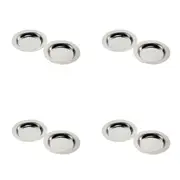 4 x 2pc Wiltshire Stainless Steel Standard Sink Strainer Plug Stopper Silver