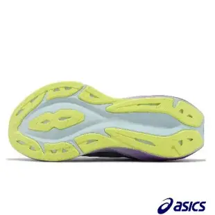 Asics 慢跑鞋 Novablast 3 女鞋 灰 紫 藍 反光 路跑 彈力 緩震 運動鞋 亞瑟士 1012B288021