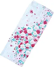 [Modern Sakura] Women's Authentic Traditional Japanese Yukata, aka Casual Kimono, Red and Pink Cherry Blossoms in White, White, One Size
