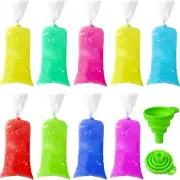 200 Ice Pop Bags 2x8 Inch for Homemade Freeze Pops and Candy Treats