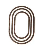 OVAL Weaving Loom Frame Macrame Weaving Rainbow Wall Hanging