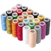 - Sewing Threads Kit, 24 pcs, 92 Yards per Spool, 24 Colors Polyester Threads