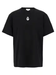 [Mcqueen] Mcqueen-Skull T Shirt Bianco/Nero-Uomo L