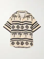 [Johanna Ortiz] Johanna Ortiz - La Creciente Printed Linen Shirt - Multi - US12 US 12 Multi