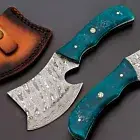 Handmade Forged Knife Damascus Steel Cleaver Chef Knives Kitchen Butcher Chopper