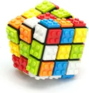 3X3 Speed Cube 3X3X3 Magic Speed Cube Puzzles Black Sturdy and Smooth Speed Cube