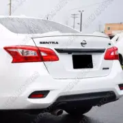 For 13-19 Nissan Sentra V-Style Pearl White Rear Trunk Lid Spoiler Wing W-Power