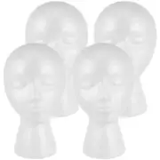4pcs foam head Mannequin Head Foam Head Display Holder for Wigs