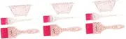 LALAFINA 3 Sets Hair Dyeing Accessories Color Hair Dye Remover Hair Dye Comb Applicator Facial Mixing Bowl Hair Applicator Tool Bleach for Hair Combs for Men Soft Fur Highlight Brush Man