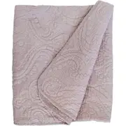 Rouge 180x220cm Quilted Coverlet Bed Throw/Bedspread Blanket