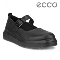 在飛比找Yahoo奇摩購物中心優惠-ECCO NOUVELLE 新潮簡約厚底正裝鞋 女鞋 黑色