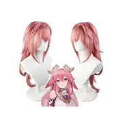 Huiyun Yae Miko Cosplay Costumes Genshin Impact Full Set Outfit Wig Shoes Clothes Role Play Suites Christmas Halloween Uniform for Girl A2 XS