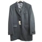 Ted Baker Mariano Cashmere Button Overcoat Ted Size 46R