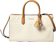 [Michael Kors] 30F4GETS2B SCARLETT MD EW SATCHEL VANILLA ACRN Tote Bag, VANILLA ACRN, Free Size