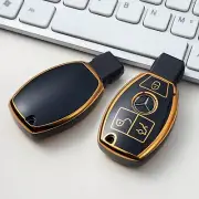 2024 Car Key Case Cover Fob Keychain Keyrings For Mercedes-Benz Auto Accessories