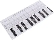 Hoement Piano Keyboard Aid Chart 88 Key Practice Paper Beginner's Note Chart High-strength Coated Paper Portable 1:1 Scale