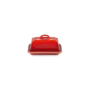 Le Creuset Stoneware Butter Dish Cerise 11cm