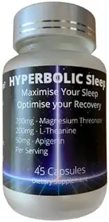 Sleep supplement with 3 ingredients. Magnesium Threonate, Theanine and Apigenin. Get the sleep you've been waiting for.
