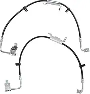 TRQ Brake Hose Set Compatible with 2011-2014 Jeep Wrangler