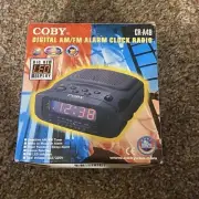 Coby CR-A49 Digital AM/FM Alarm Clock Radio New in Box Vintage
