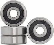 ACAECMGGFP Bearing 8 * 28 * 9 mm (4 Pcs) ABEC-1 Grade 638-2RS Miniature 638 RS Ball Bearings Bicycle bearings