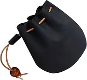 [Yardenfun] Leather Coin Bag Change Purse Small Wallet Coin Purse Key Bag Multifunctional for Daily Life