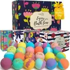Bath Bombs for Women Relaxing - 24 Natural and Organic Bath Bombs with Essential