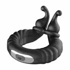 Forto F-24: Textured Vibrating Cock Ring - Free Shipping