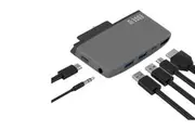 Mbeat Edge Go G59 Multifunction USB-C Hub Adapter f Microsoft Surface Go Tablet