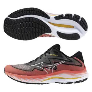 【MIZUNO 美津濃】慢跑鞋 一起運動 24SS 男鞋 WAVE RIDER 27 SSW(J1GC237652/J1GC237551)