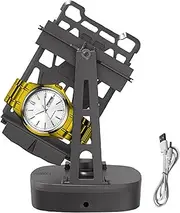 [Buhyujkm] Automatic Watch Winder,watch Winder for Automatic, Abs Material, 70x12x7.5 Cm Size, Ideal for Watch Enthusiasts, Watches,support Single Watch and Double Watch Spinner, Winding Turner