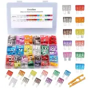 250 Pieces - Car Fuses Assortment Kit, Blade-Type Automotive Fuses - St