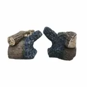 QuadraFire Santa Fe, Castile, Contour, 1200 Pellet Stove Log Set LOGS-30-OE, OEM