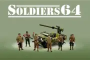 SOLDIERS 64 FIGURE 6 PC. SET 1/64 DIECAST FIGURINE AMERICAN DIORAMA AD-76502MJ