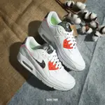 正品公司貨 NIKE AIR MAX 90 白黑紅 環保 潑墨 氣墊 增高 DD0383-100 實拍