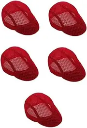 [SHERCHPRY] Chef Beret Household Jar Container Fashion Scrub Hats for Men Bath Scrubber Fashion Beret Professional Scrub Storage Decoration Grid Beret Breathable Beret Mens Casual Hats Acrylic