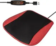 Car Seat Cooling Pad - Cooling Car Seat Cushion Ventilated - 8 Fans Design Quiet Ice Silk Mesh USB Plug-in Hot Weather Use for Study Room, Game Room