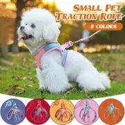 Dogs Cats Harness Lead Leash Rope Set Reflective Harness Small Pet Puppy Kitten
