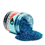 6oz Pacific Blue 0.015 Blue Metal Flake - Solvent Resistant Glitter