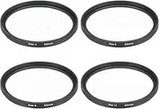 uxcell 52mm Star Filter, Starburst Filter for Camera Lens Starlight Effect Cross Screen Set 4 Points 6 Points 8 Points 12 Points for Night Scenery Glassworks, 4 Pcs